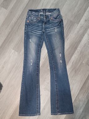 Amethyst Jeans Blue Flare Women's Jeans